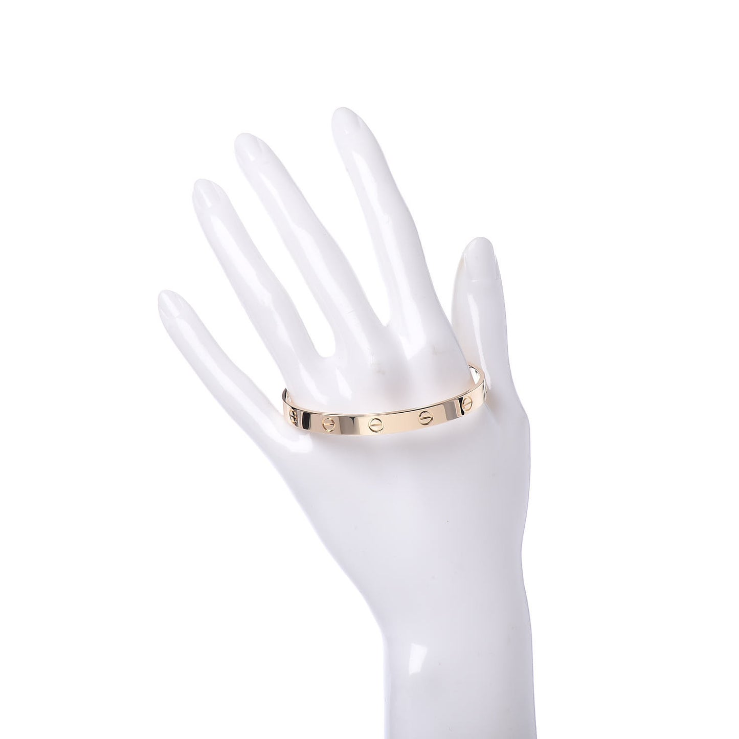 18K Yellow Gold LOVE Cuff Bracelet 18