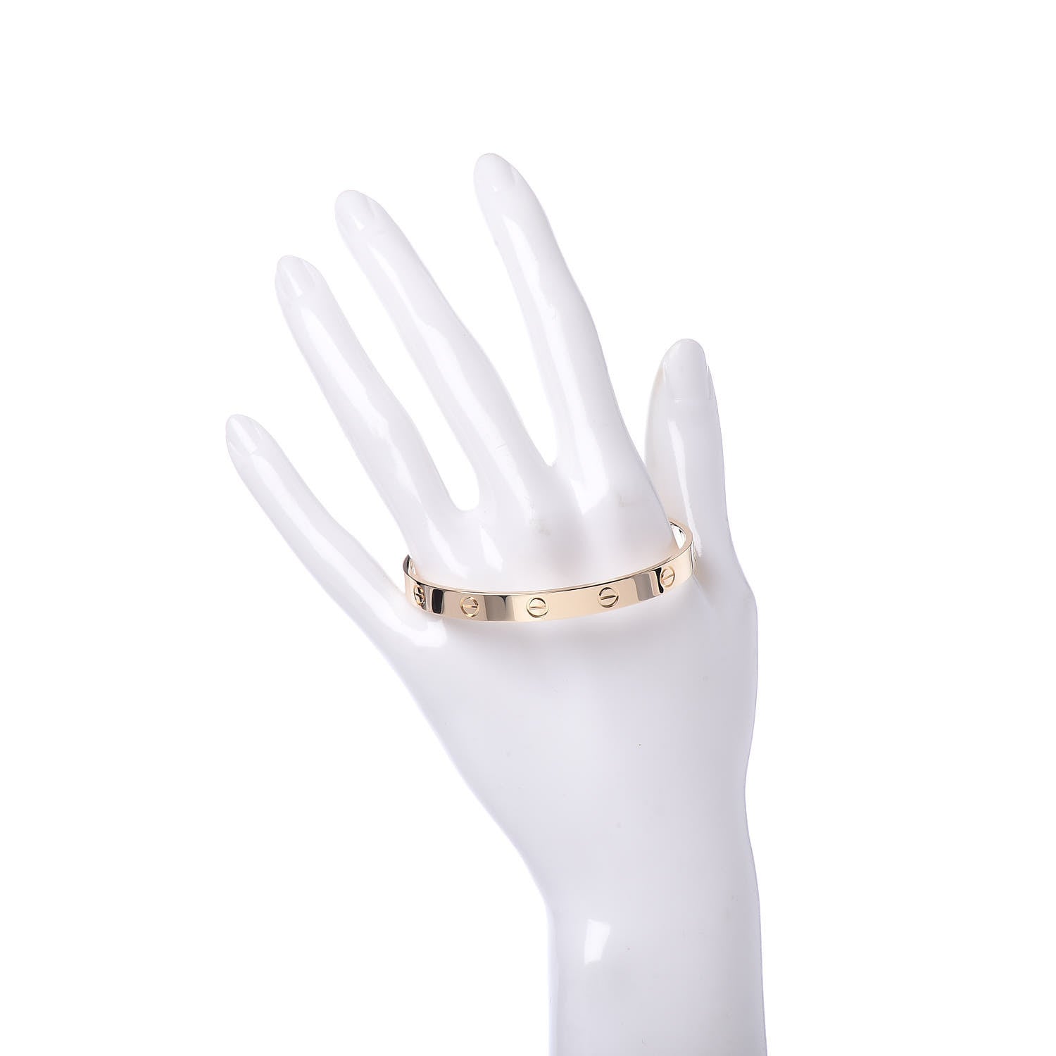 Cartier 18K Yellow Gold LOVE Cuff Bracelet 18 2 of 6