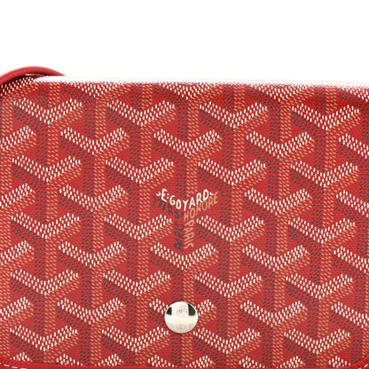 Goyard Goyardine Plumet Wallet Clutch Red 7 of 9