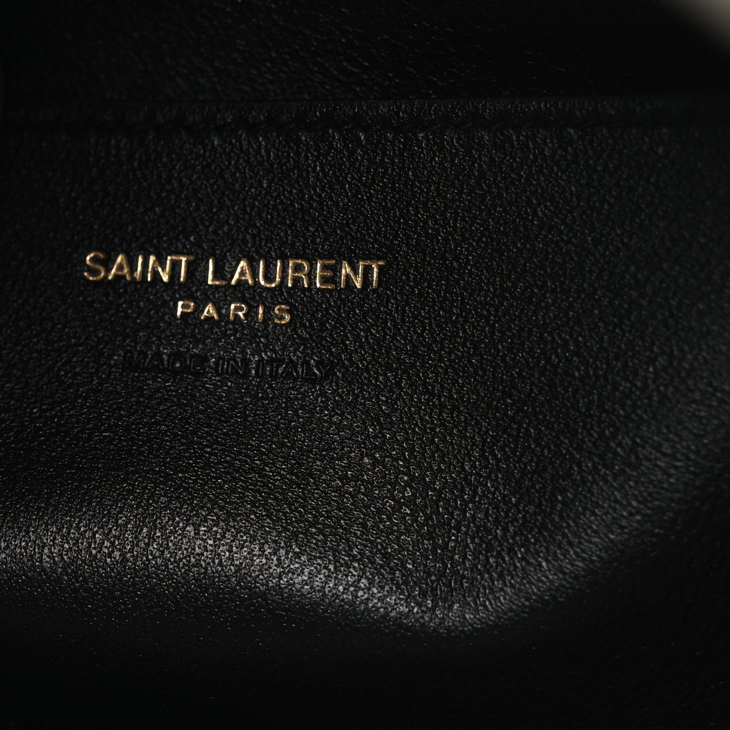 Grained Lambskin Large Cassandre Envelope Pouch Blanc Vintage