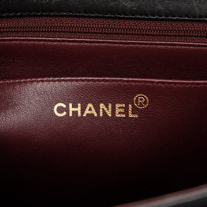 Chanel Lambskin Mademoiselle Shoulder Bag Black 7 of 20