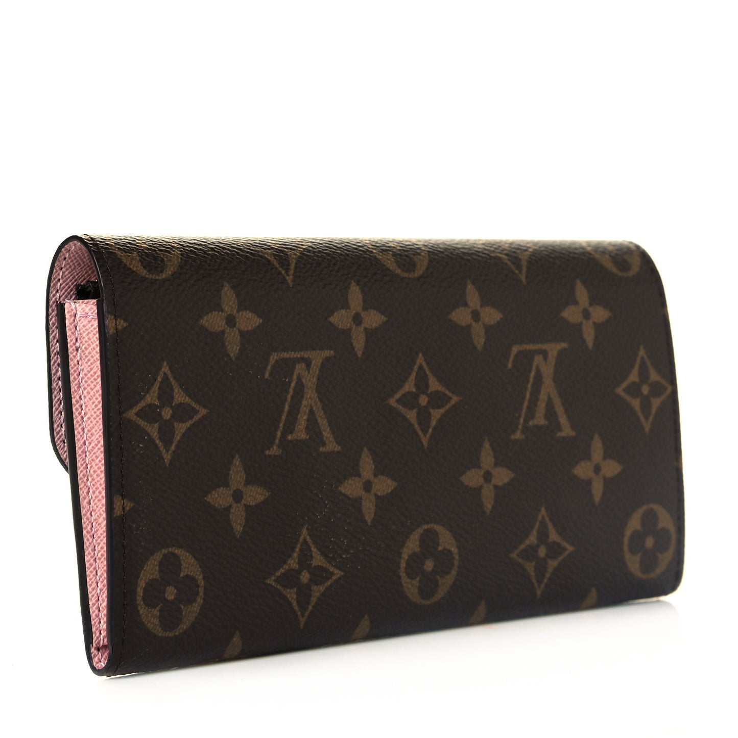 Monogram Emilie Wallet Rose Ballerine