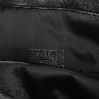 Gucci Calfskin Bardot Shoulder Bag Black 7 of 7