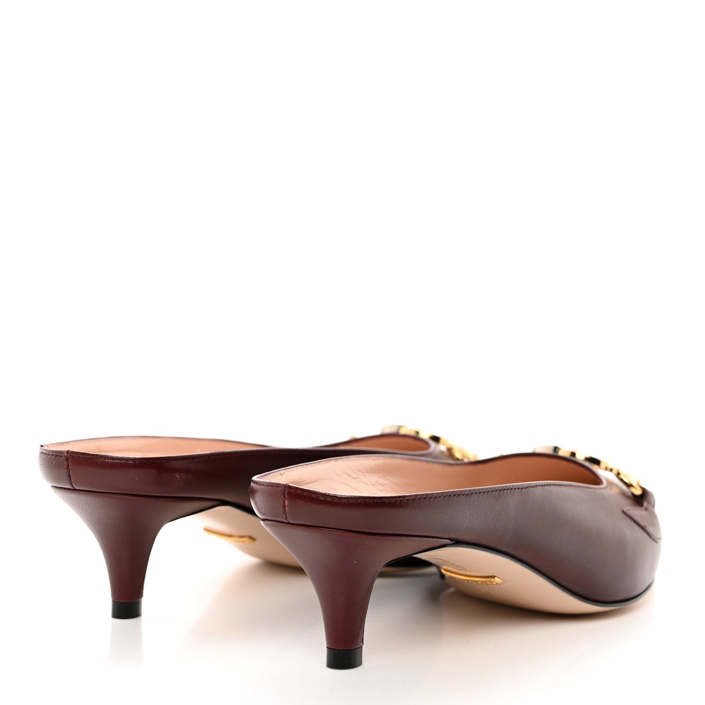 Malaga Kid Zumi Low Heel Mules 37.5 Red