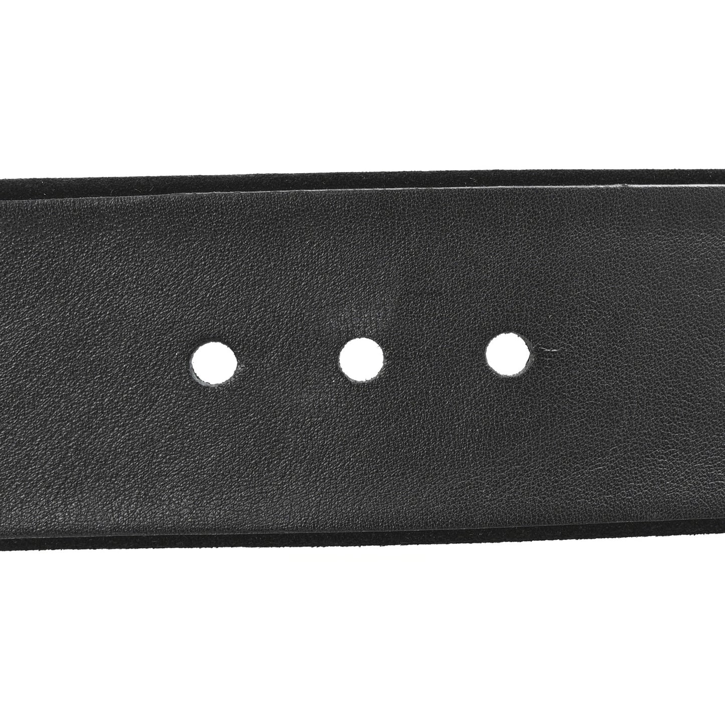 Suede CC Wreath Belt 85 34 Black Silver