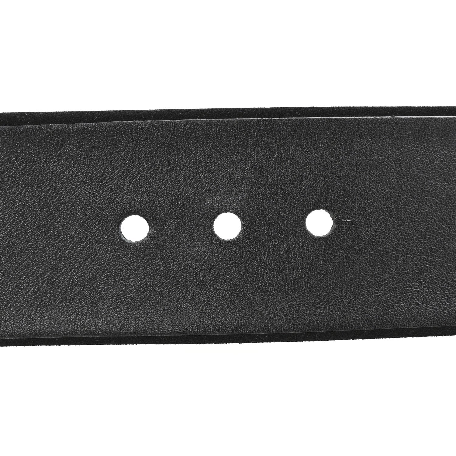 Chanel Suede CC Wreath Belt 85 34 Black Silver 4 of 7