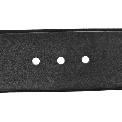 Chanel Suede CC Wreath Belt 85 34 Black Silver 4 of 7