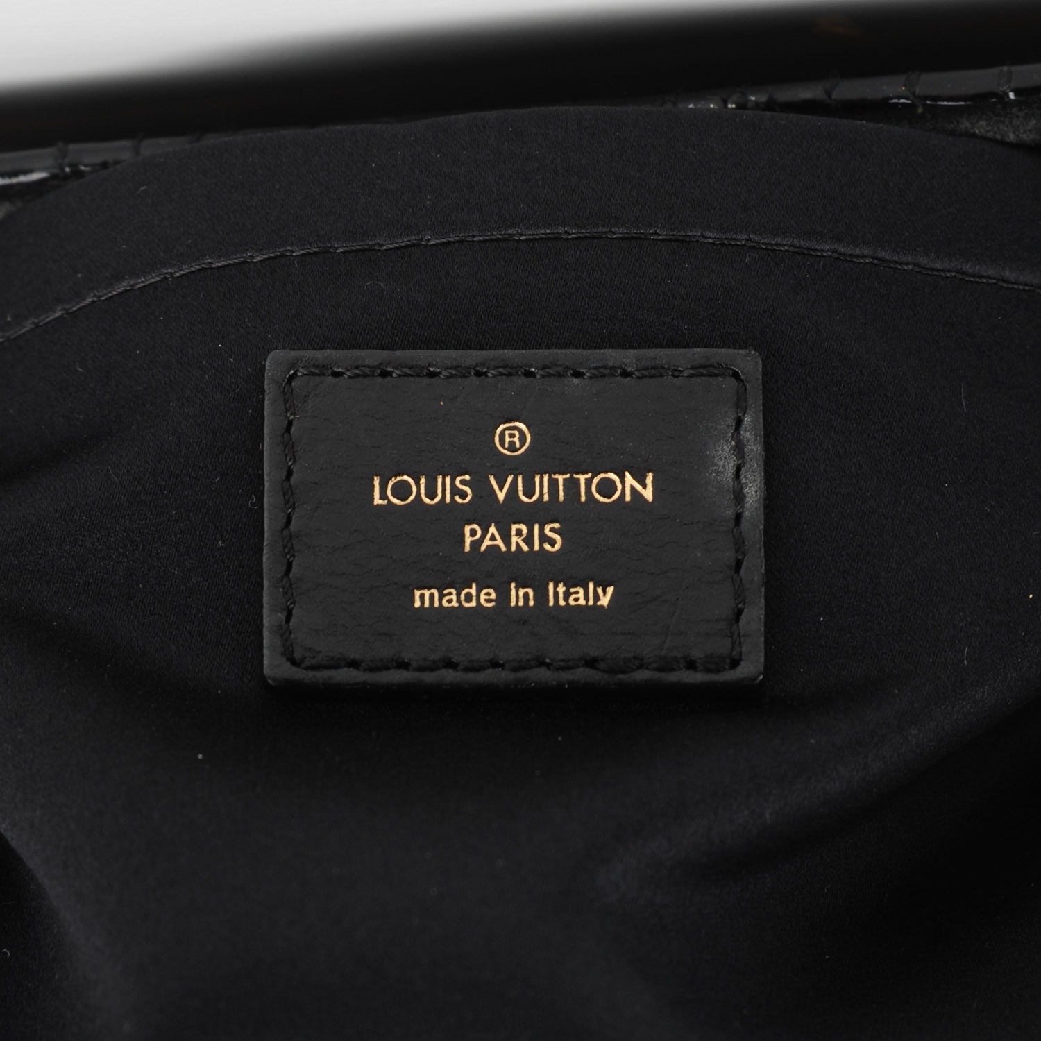 Louis Vuitton Suede Monogram Motard Afterdark Clutch Black 6 of 7