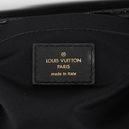 Louis Vuitton Suede Monogram Motard Afterdark Clutch Black 6 of 7
