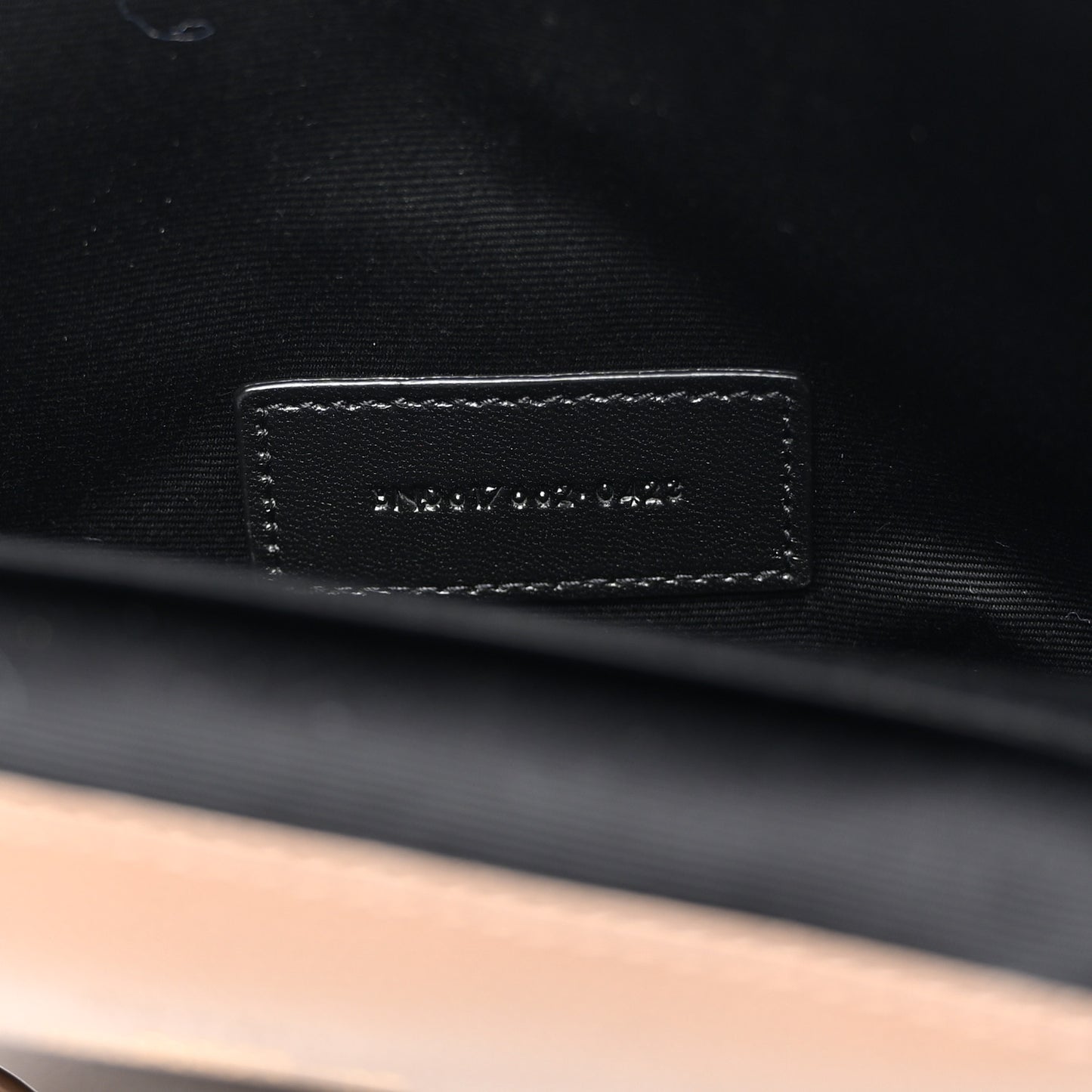 Grain De Poudre Matelasse Chevron Monogram Cassandre Flap Pouch Taupe