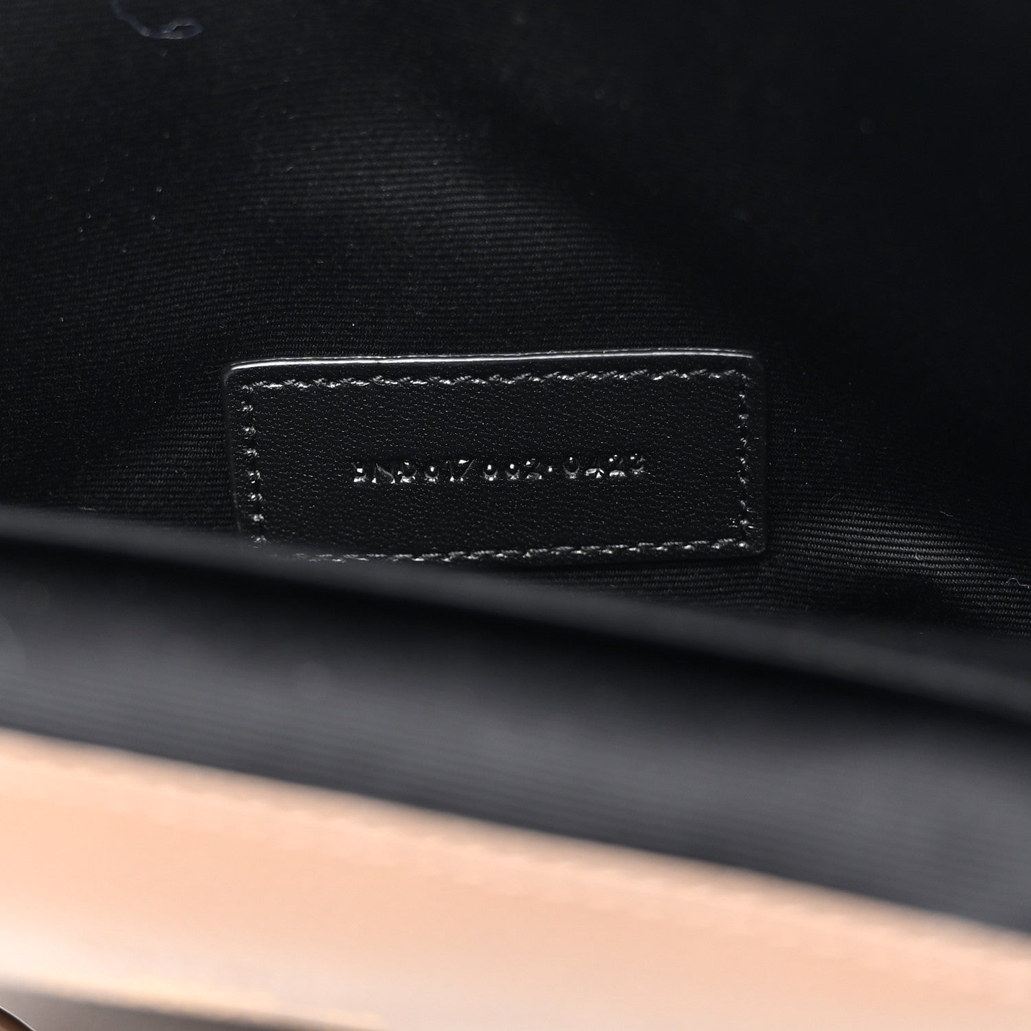 Saint Laurent Grain De Poudre Matelasse Chevron Monogram Cassandre Flap Pouch Taupe 7 of 8