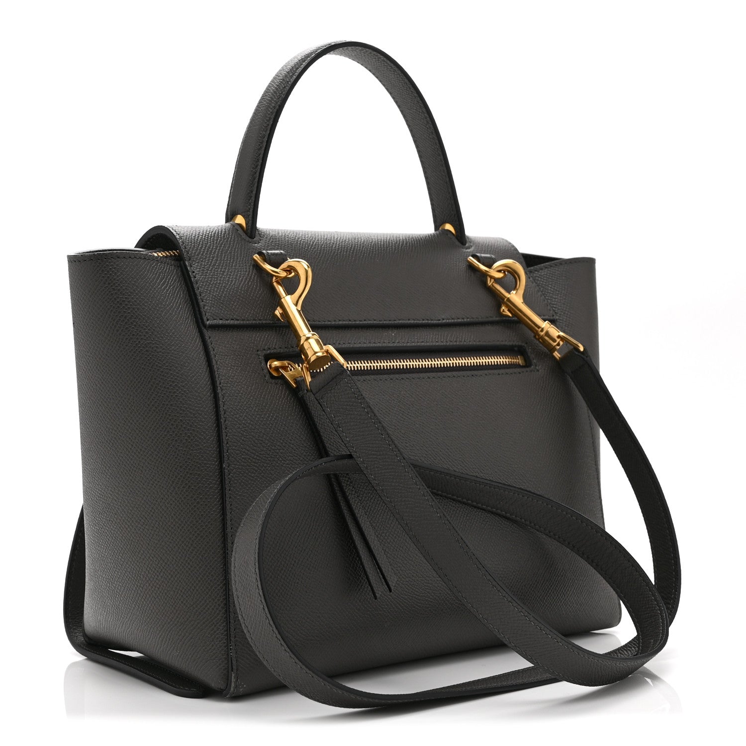 Celine Baby Grained Calfskin Micro Belt Bag Grey 3 of 10