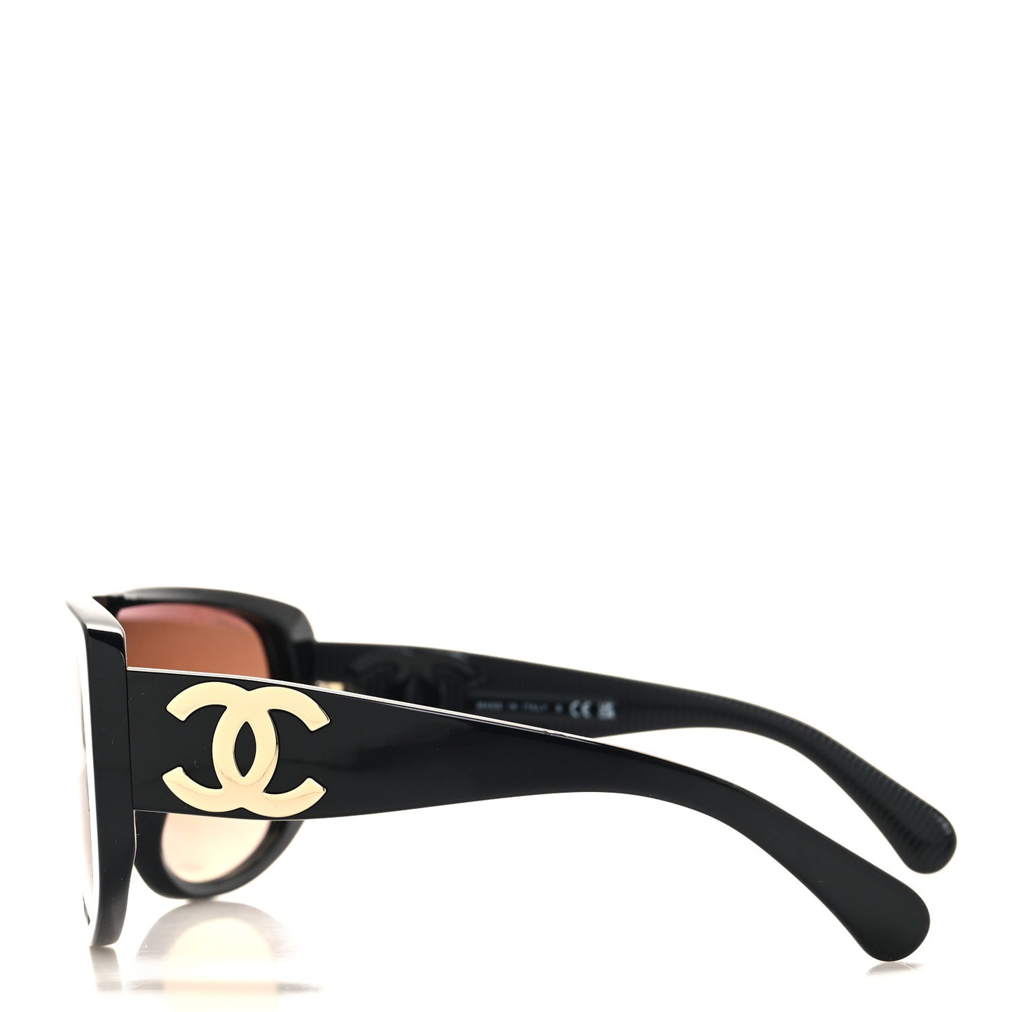 Acetate Shield Sunglasses 5495A Black