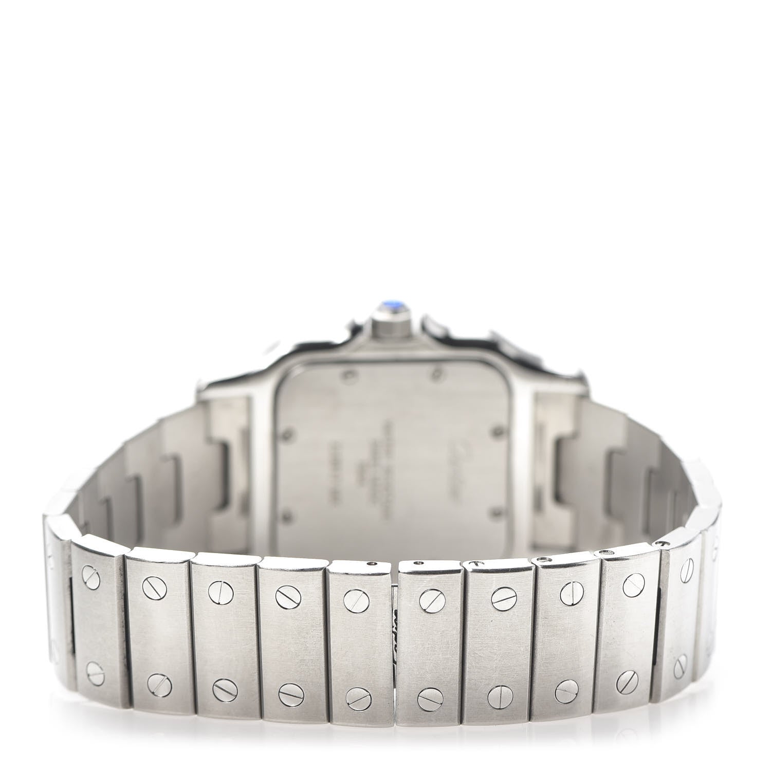 Cartier Stainless Steel 29mm Santos De Galbee Quartz Watch 4 of 7