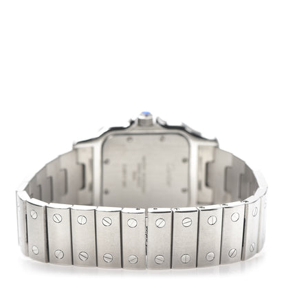 Cartier Stainless Steel 29mm Santos De Galbee Quartz Watch 4 of 7