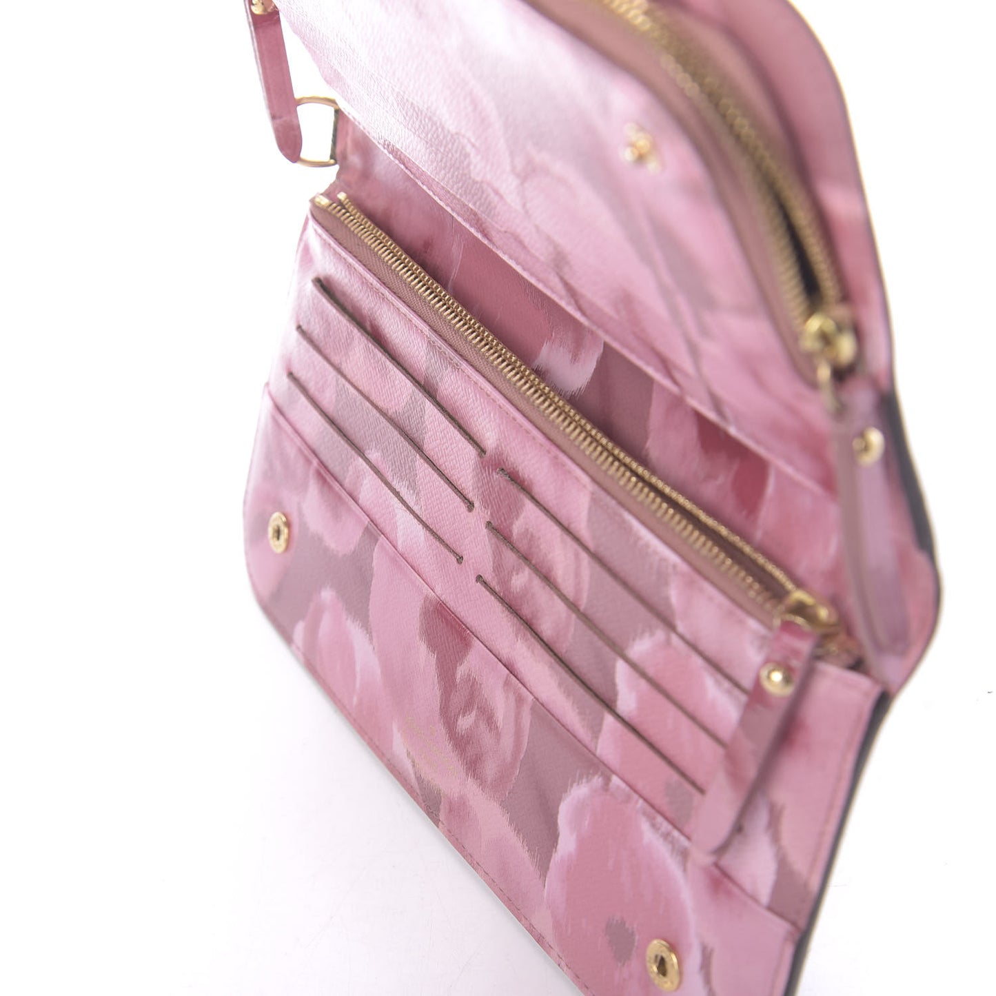 Monogram Articles de Voyage Ikat Insolite Wallet Rose Velours