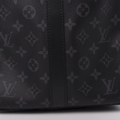 Louis Vuitton Monogram Eclipse Keepall Bandouliere 55 10 of 11
