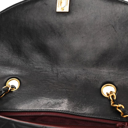 Chanel Lambskin Quilted Small Single Flap Black 12 of 13