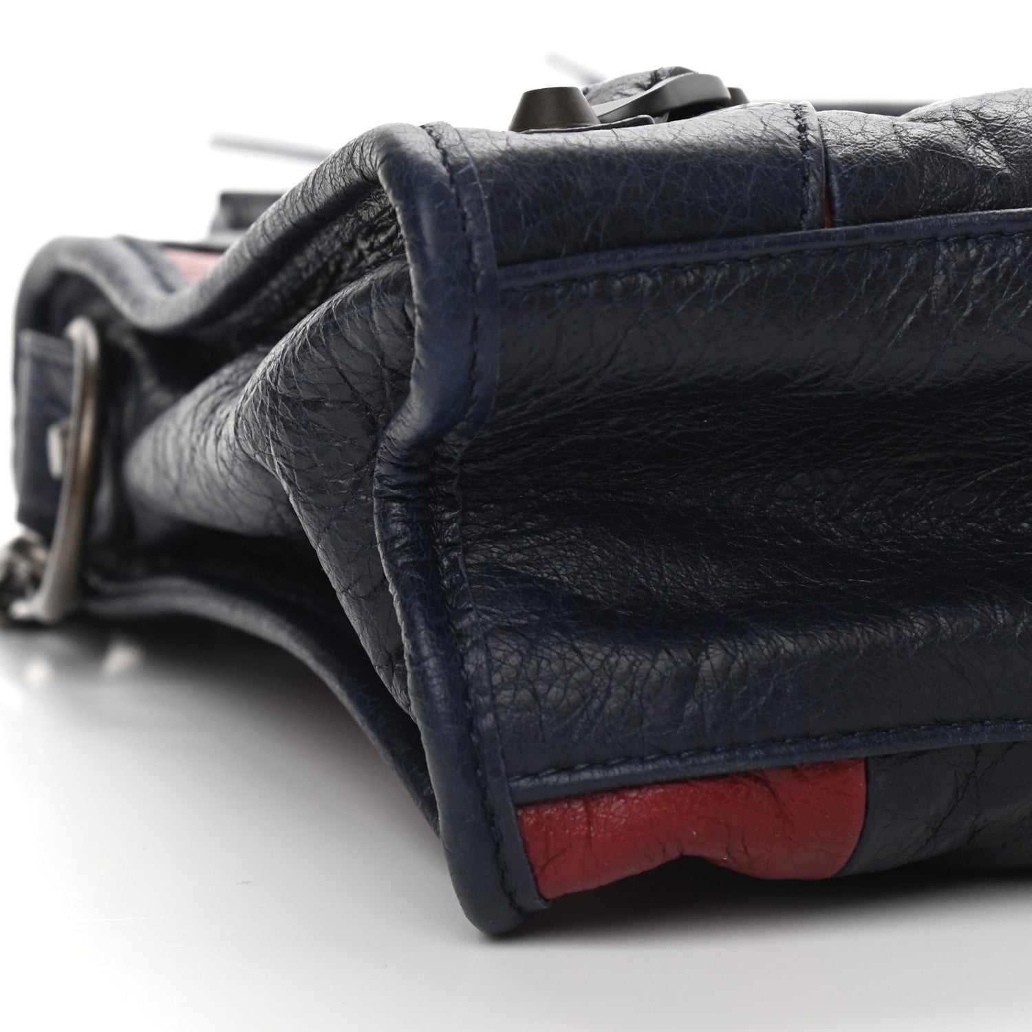 Balenciaga Veau Arena Multicolore Classic Hardware S City Bleu Nuit Rouge 8 of 9
