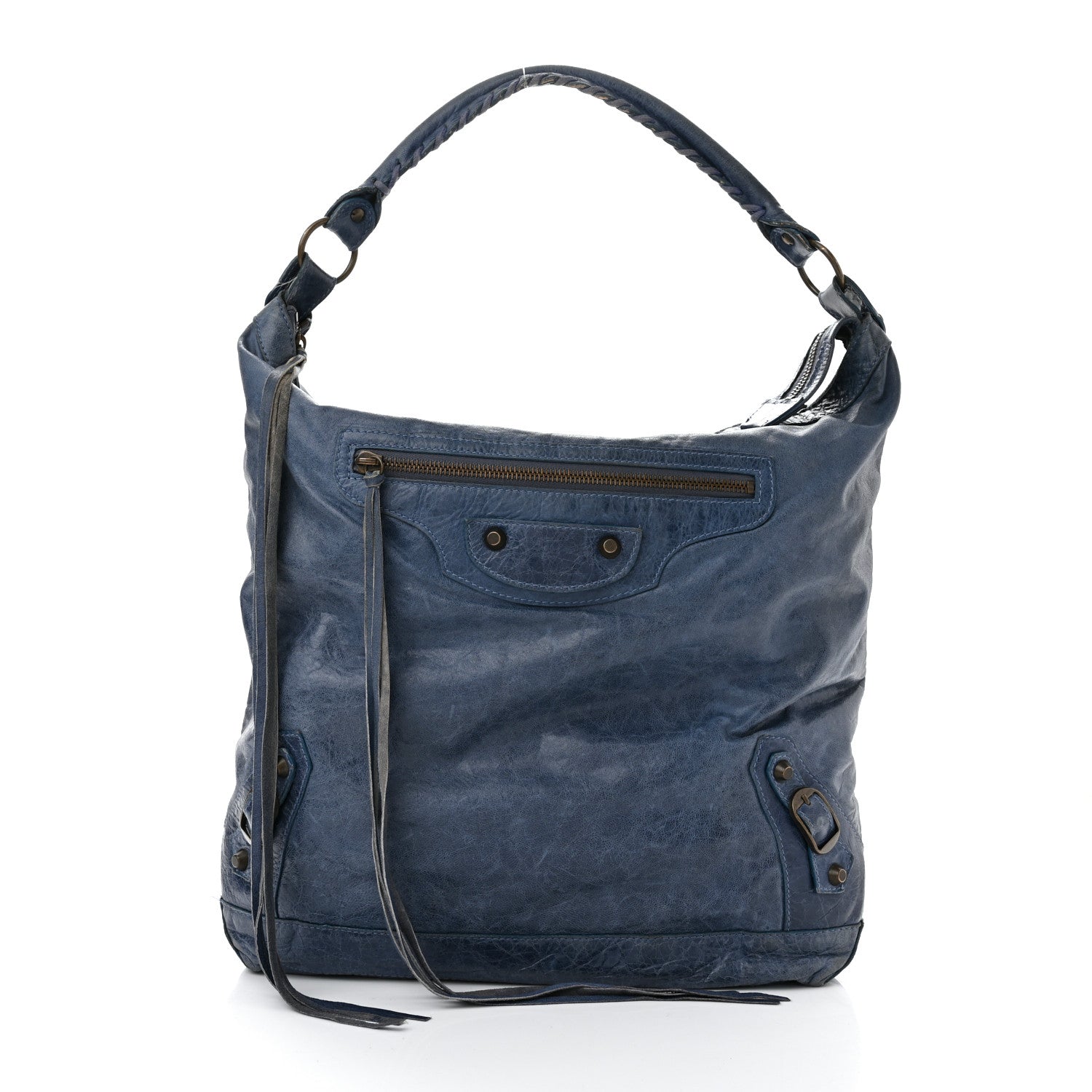 Balenciaga Agneau Classic Hardware Day Hobo Marine 3 of 11