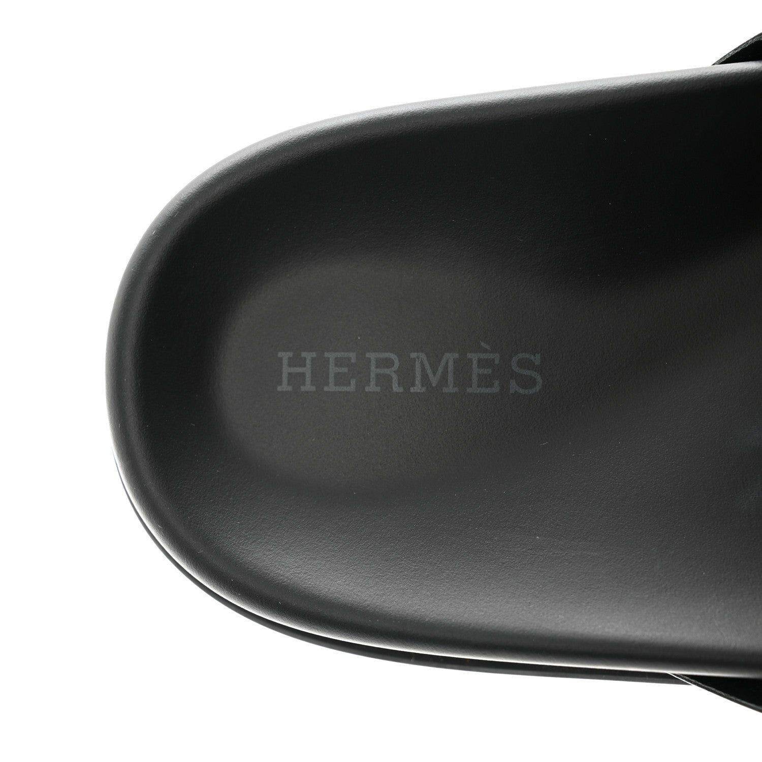 Hermes Nappa Extra Sandals 37.5 Black 7 of 9
