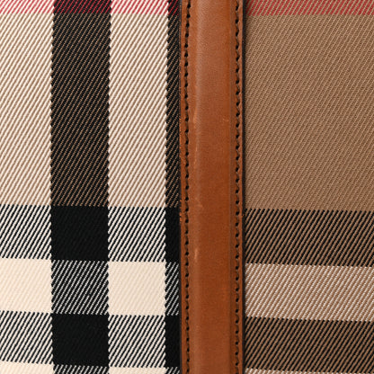 Burberry House Check Medium Alchester Bowling Bag Tan 18 of 20
