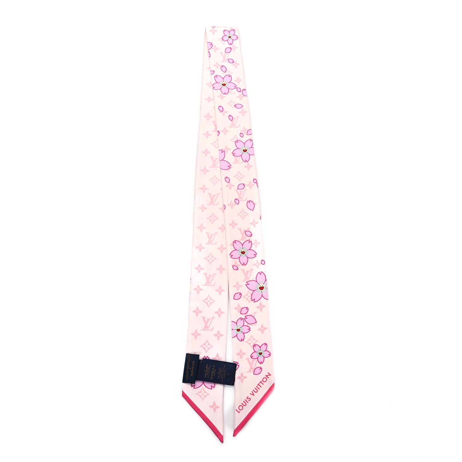 Louis Vuitton LV X TM Silk Monogram Cherry Blossom BB Bandeau Pink 2 of 3