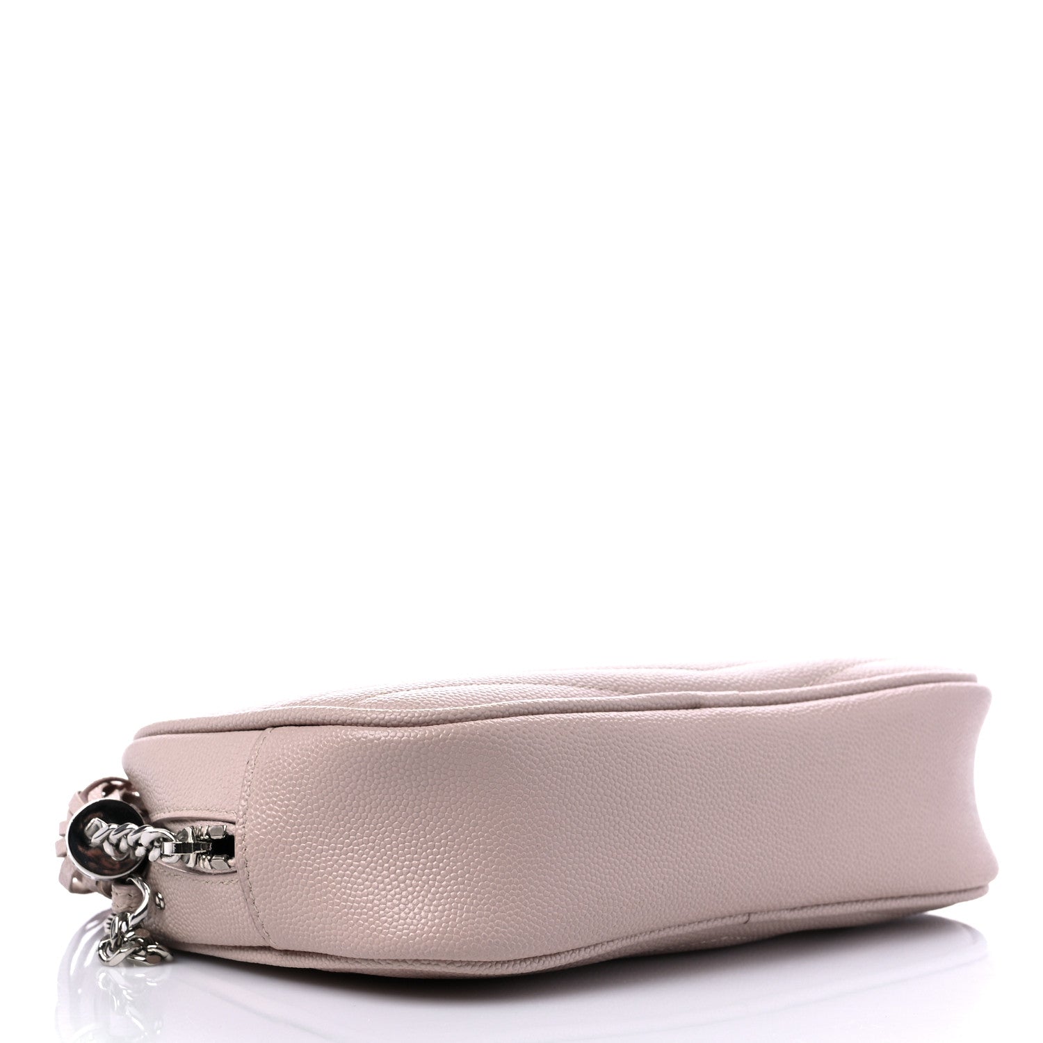 Saint Laurent Grain De Poudre Matelasse Monogram Mini Lou Camera Bag Marble Pink 4 of 11