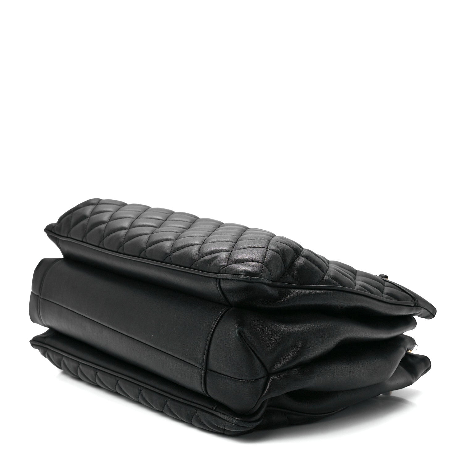 Chanel Lambskin Quilted Coco Vintage Tote Black 9 of 12