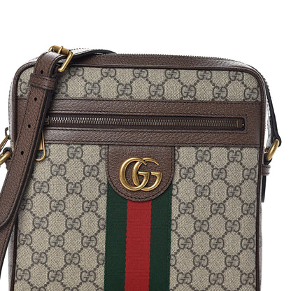 Gucci GG Supreme Monogram Web Small Ophidia Messenger Bag Brown 6 of 8
