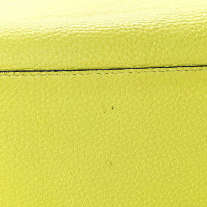 Burberry Grainy Calfskin Remington Tote Neon Yellow 10 of 14