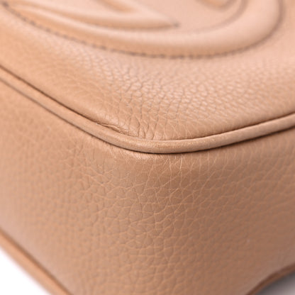 Gucci Pebbled Calfskin Small Soho Disco Bag Camelia 9 of 15