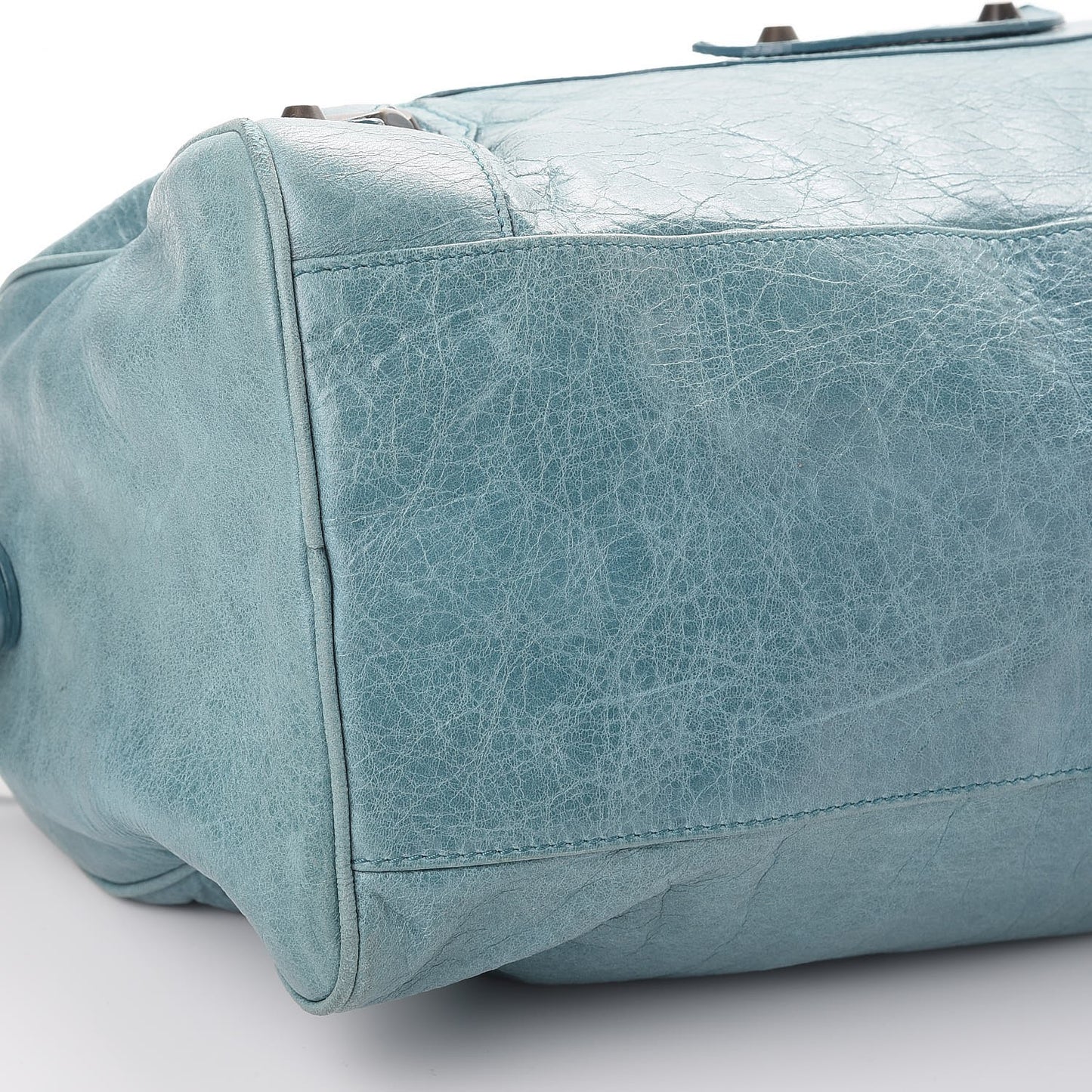 Chevre Classic Hardware Twiggy Aquamarine