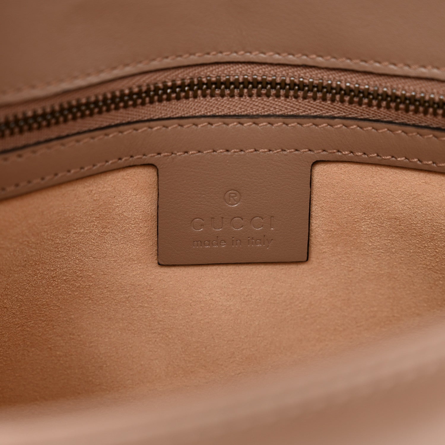 Gucci Calfskin Matelasse Small GG Marmont Shoulder Bag Porcelain Rose 7 of 10