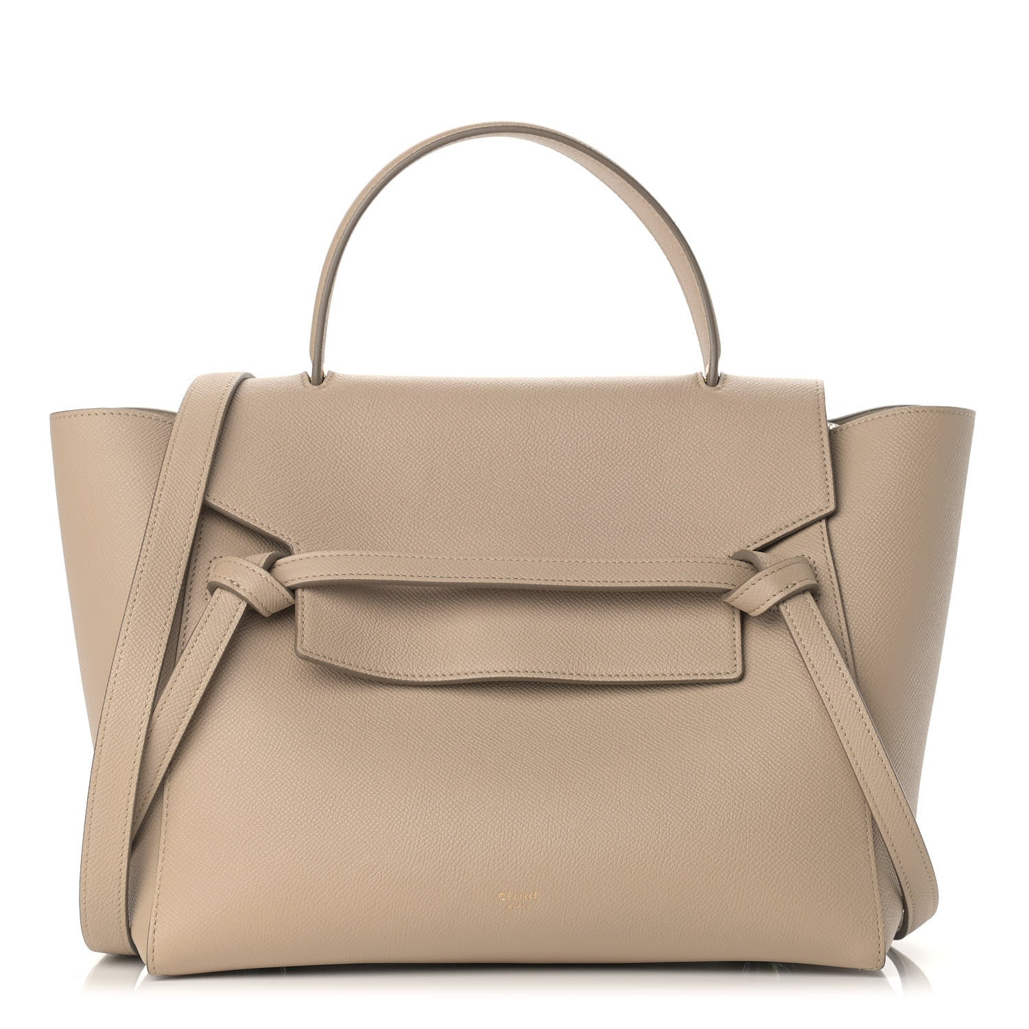 Celine Grained Calfskin Mini Belt Bag Light Taupe 1 of 11