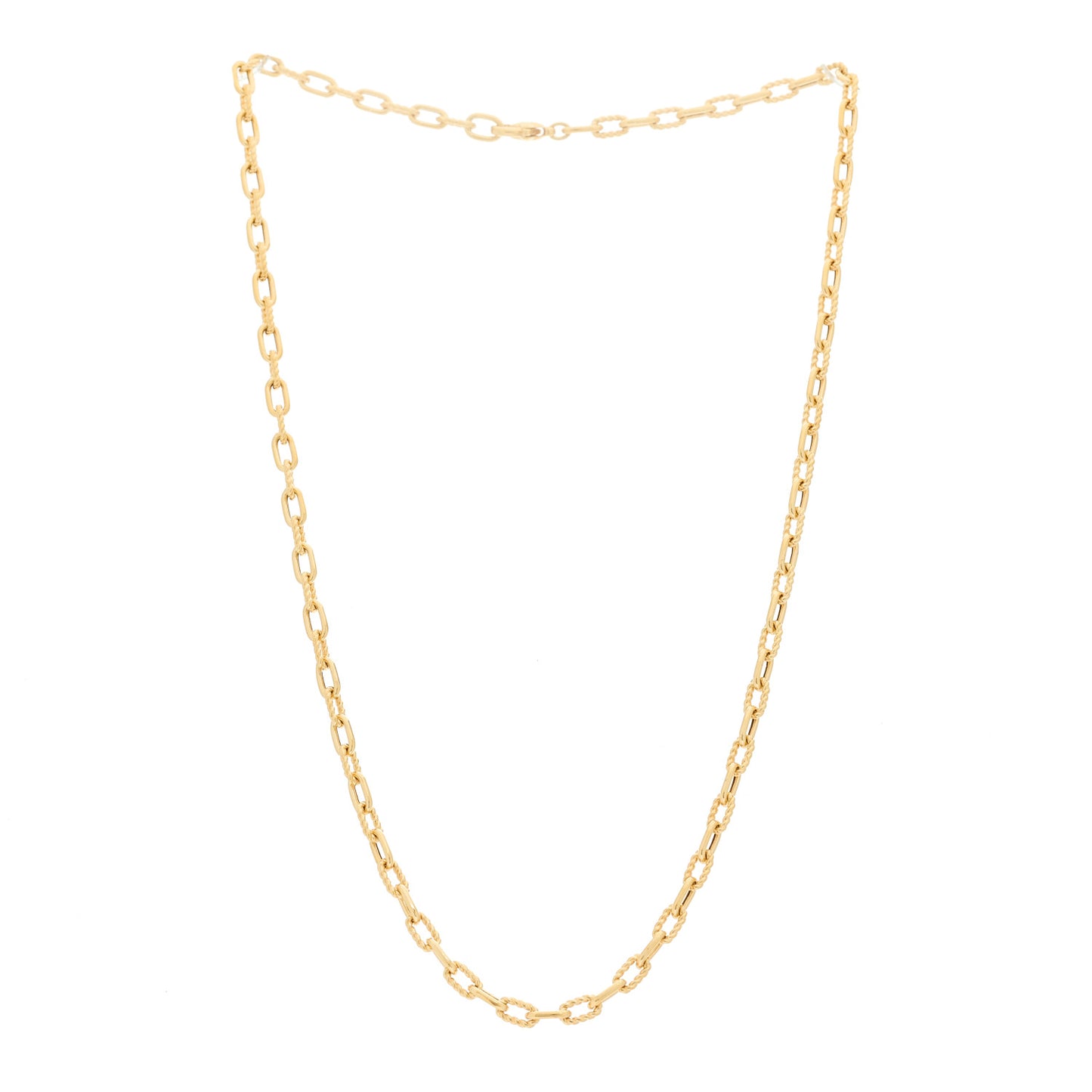 18K Rose Gold 3mm Madison Chain Necklace
