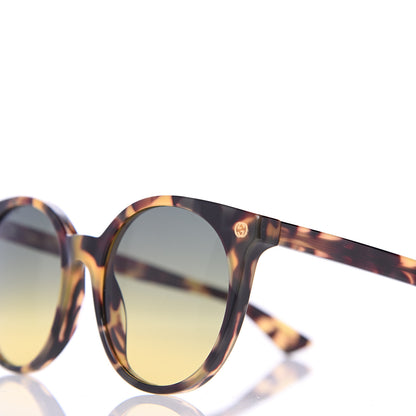 Gucci Round GG0091S Sunglasses Havana 8 of 8