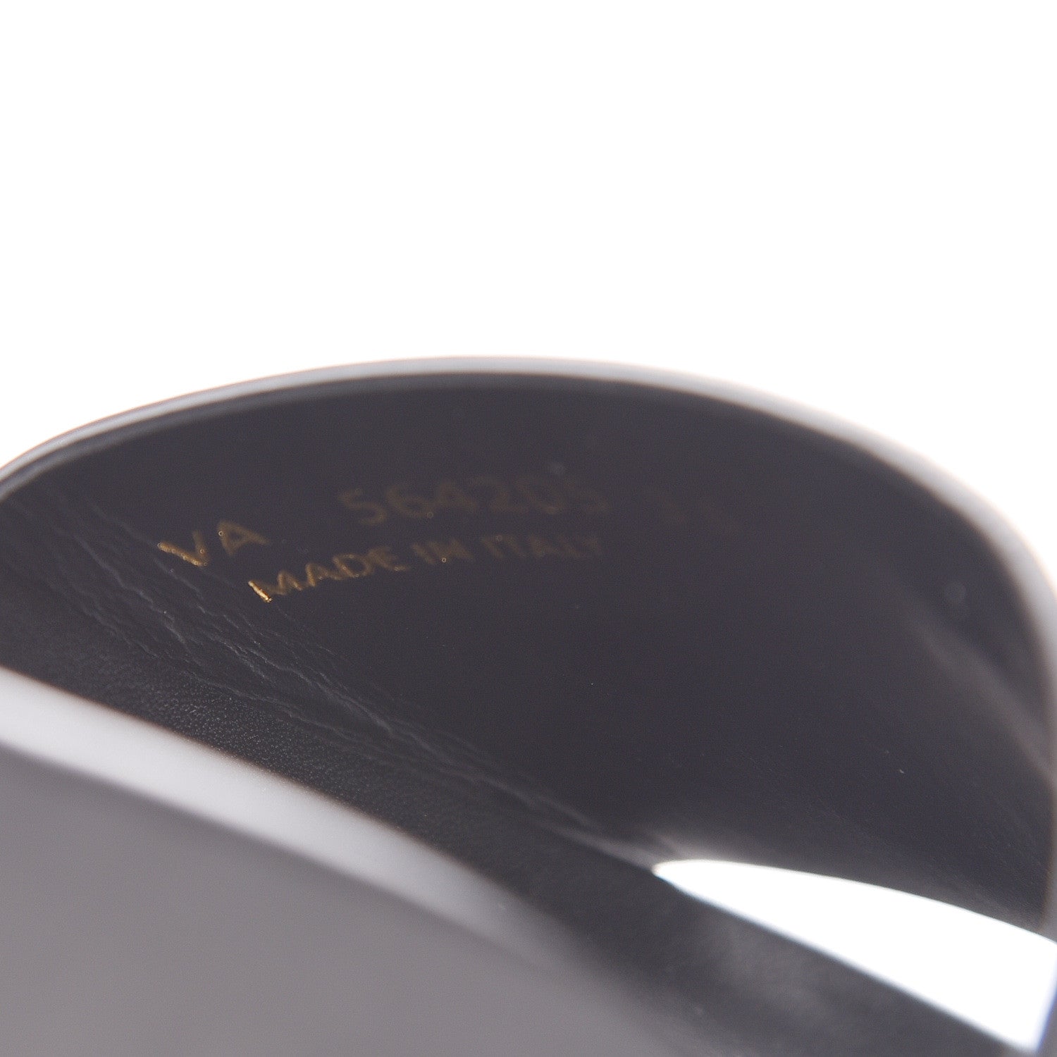 Saint Laurent Calfskin Monogram Joan Slide Sandals 36 Black 9 of 10
