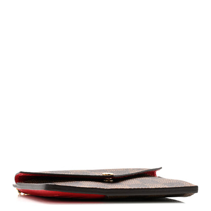 Louis Vuitton Damier Ebene Recto Verso Card Holder Red 4 of 6