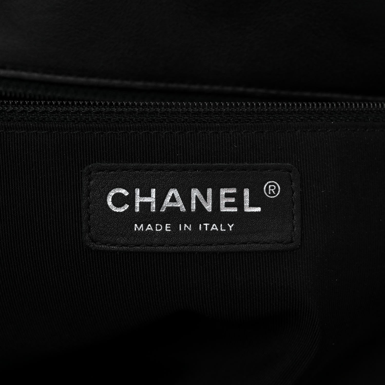 Chanel Calfskin Quilted Flap Tote Black 6 of 10