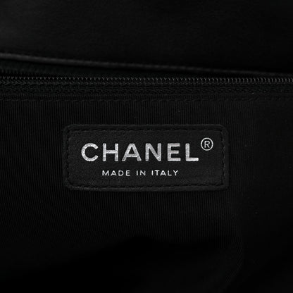 Chanel Calfskin Quilted Flap Tote Black 6 of 10