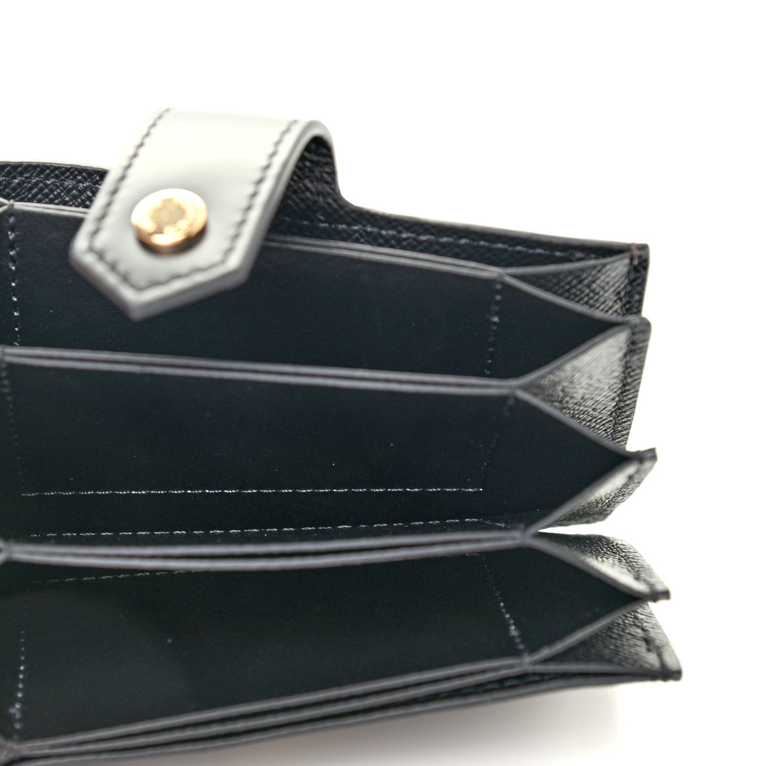 Louis Vuitton Monogram Gusset Card Holder Black 5 of 6