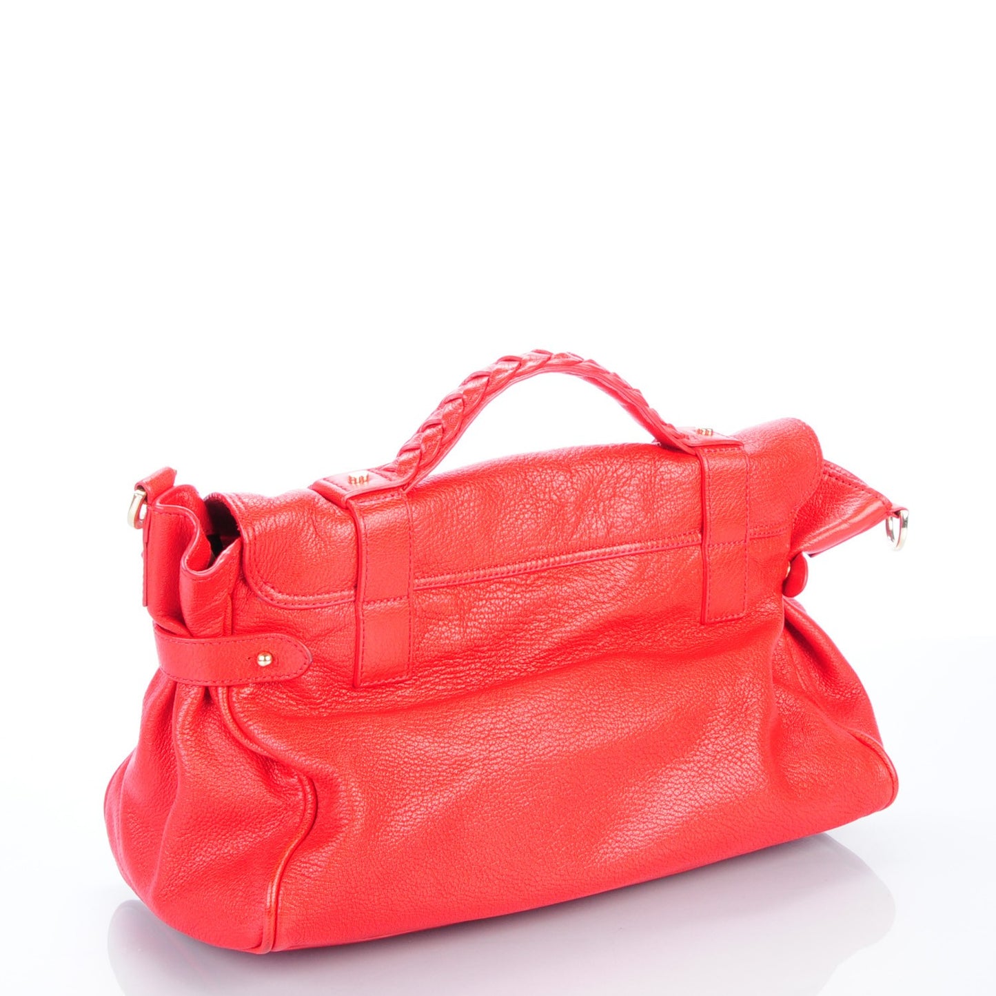 Glossy Goatskin Medium Alexa Valentine Red
