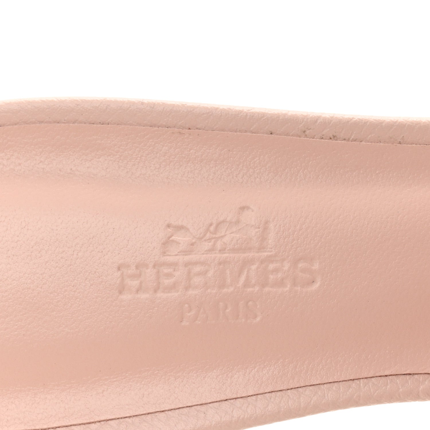 Hermes Epsom Oasis Sandals 37.5 Rose Aube 8 of 10