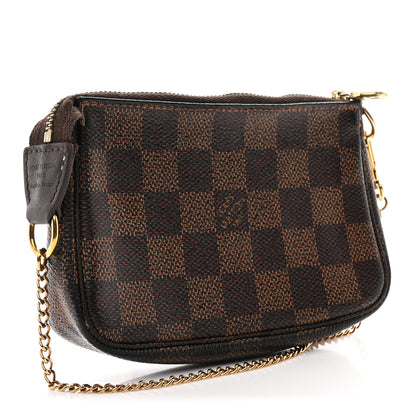 Louis Vuitton Damier Ebene Mini Pochette Accessories 3 of 9