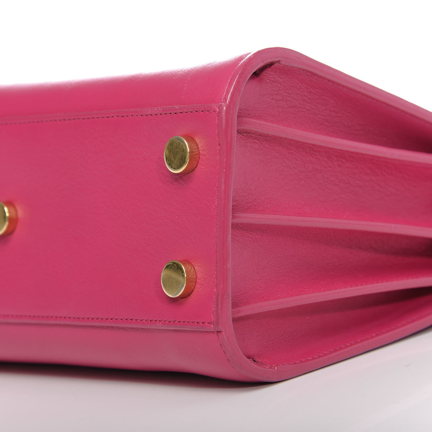 Saint Laurent Calfskin Nano Sac De Jour Lipstick Fuchsia 11 of 12
