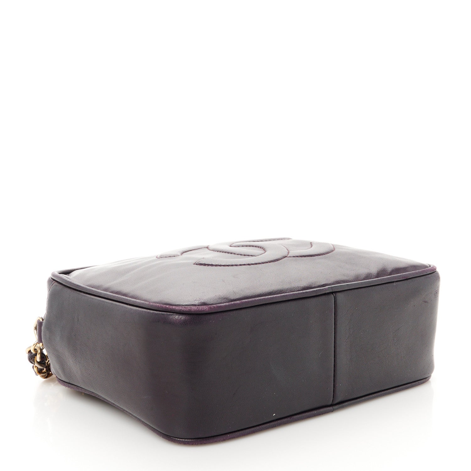 Chanel Lambskin CC Tassel Camera Case Purple 4 of 10