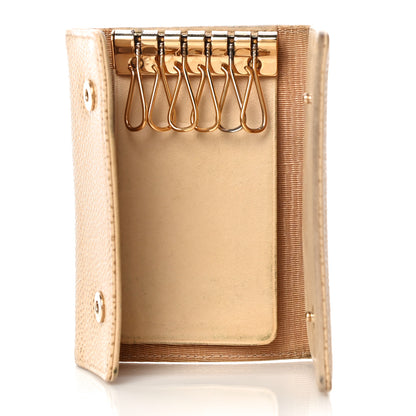Chanel Caviar Timeless CC 6 Key Holder Case Beige 5 of 11