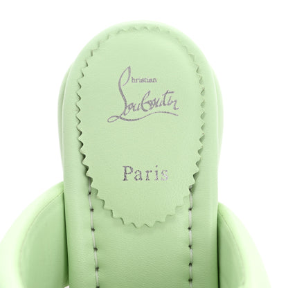 Christian Louboutin Nappa Inflama Sab 85 Sandals 38.5 Studio Green 7 of 9