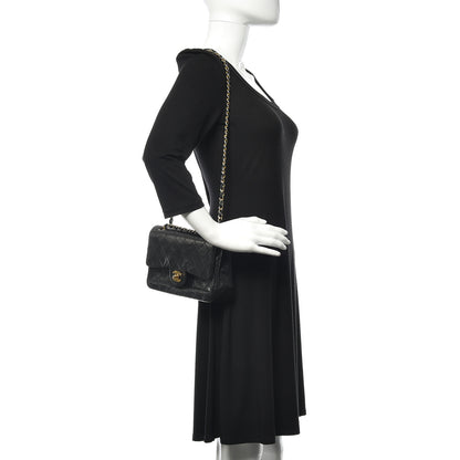 Chanel Lambskin Quilted Small Double Flap Black 2 of 19
